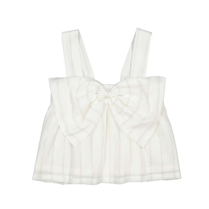 Girl's Top With Bow