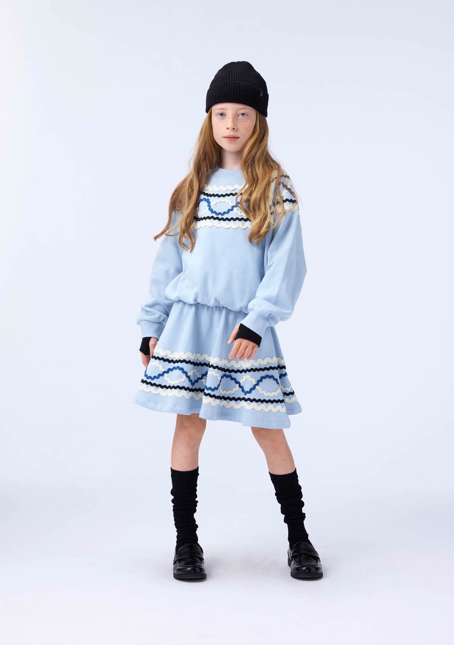 Girl Marilyn Sweatshirt-Blue Moon