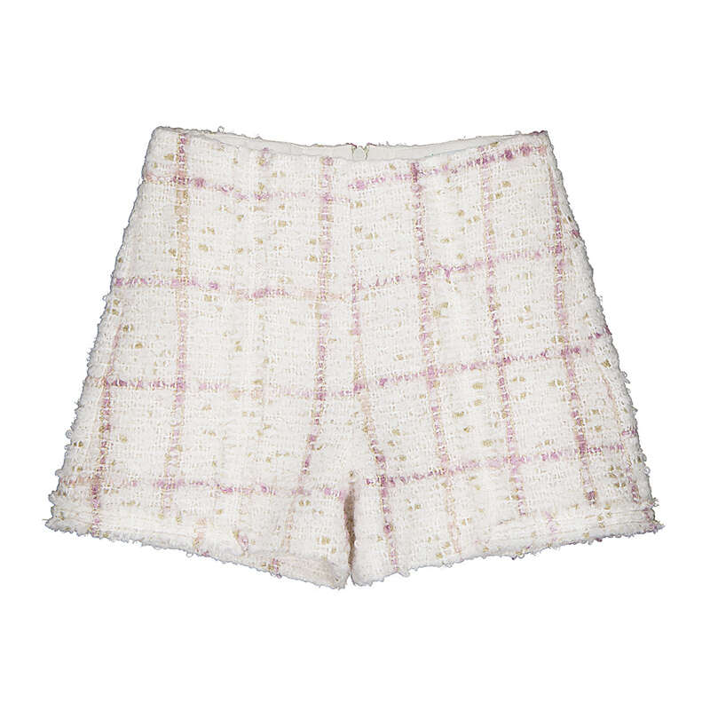 High Waisted Tweed Shorts
