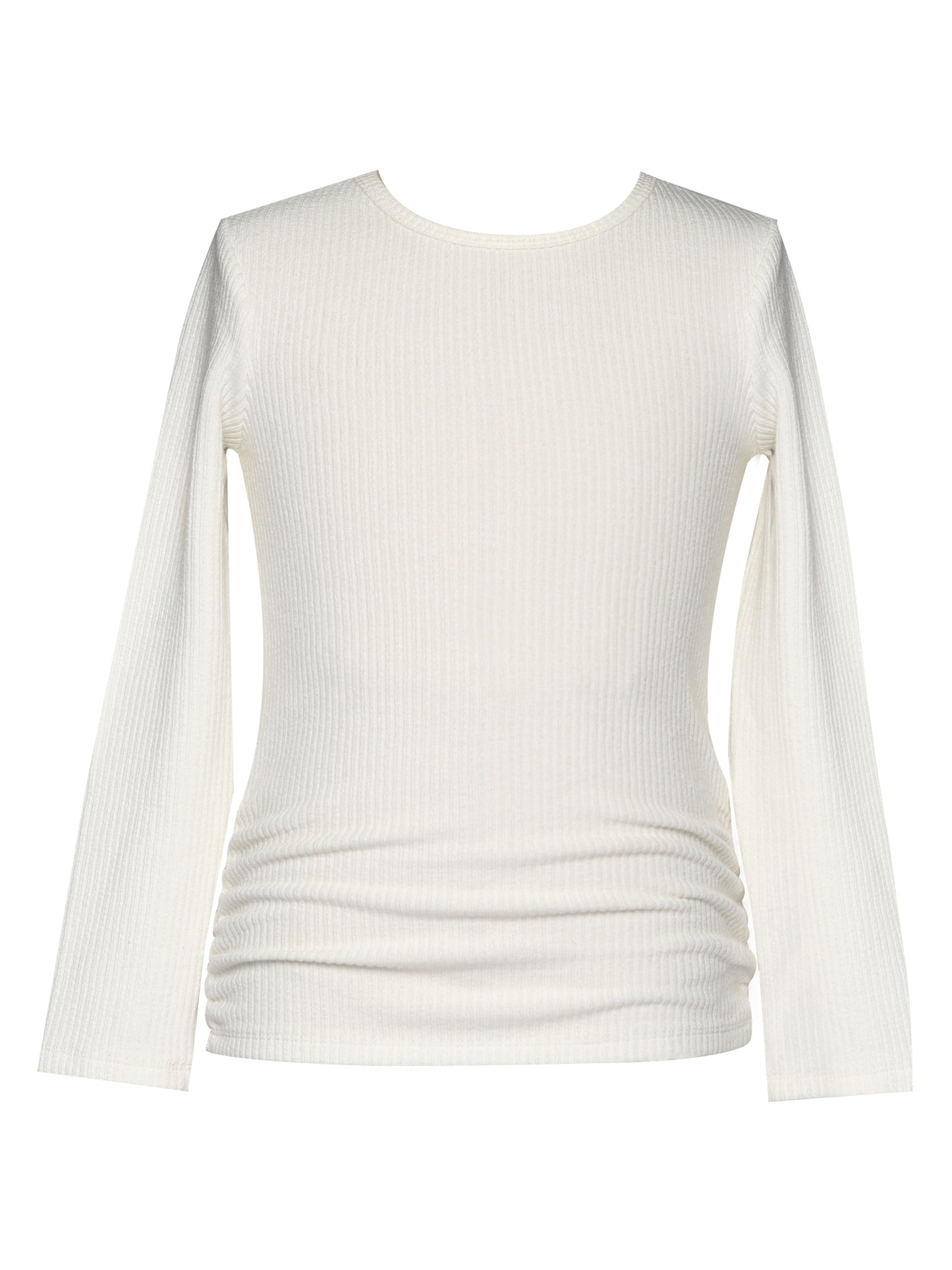 Girl Ruched Rib Top