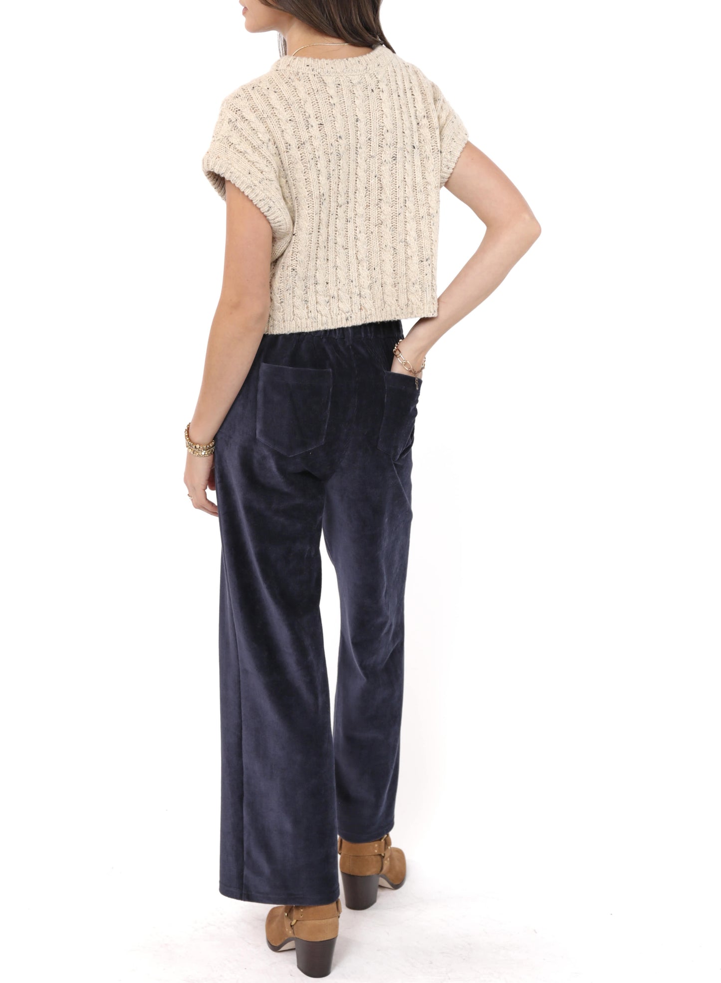 Cable Knit Sweater Tank