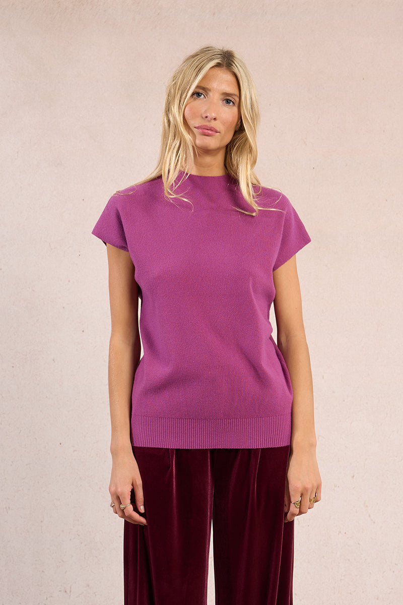Sleeveless Knit Top