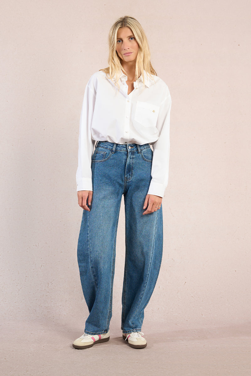 Barrel Cut Denim
