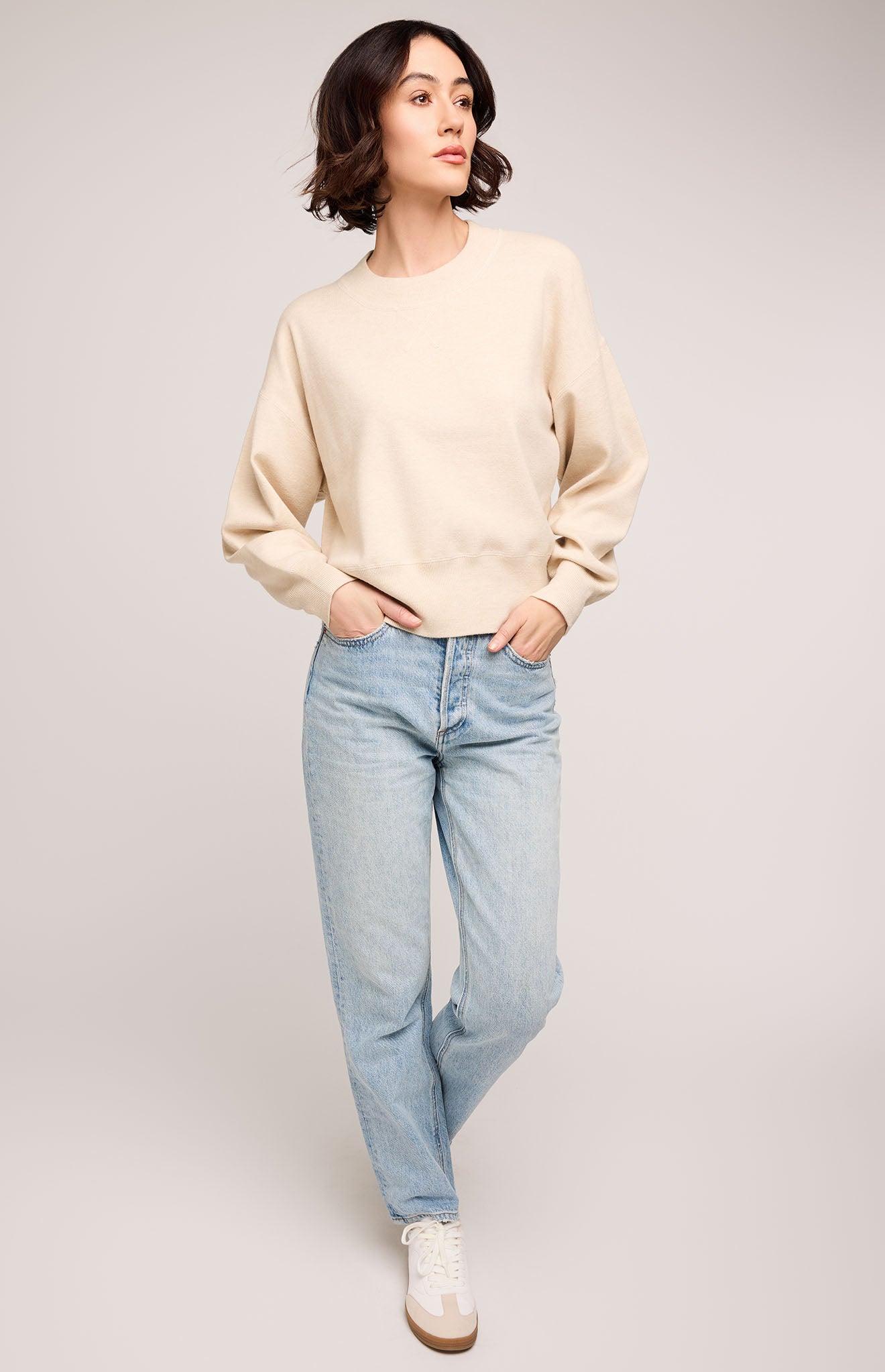 Alfie Sweater-Heather Oat