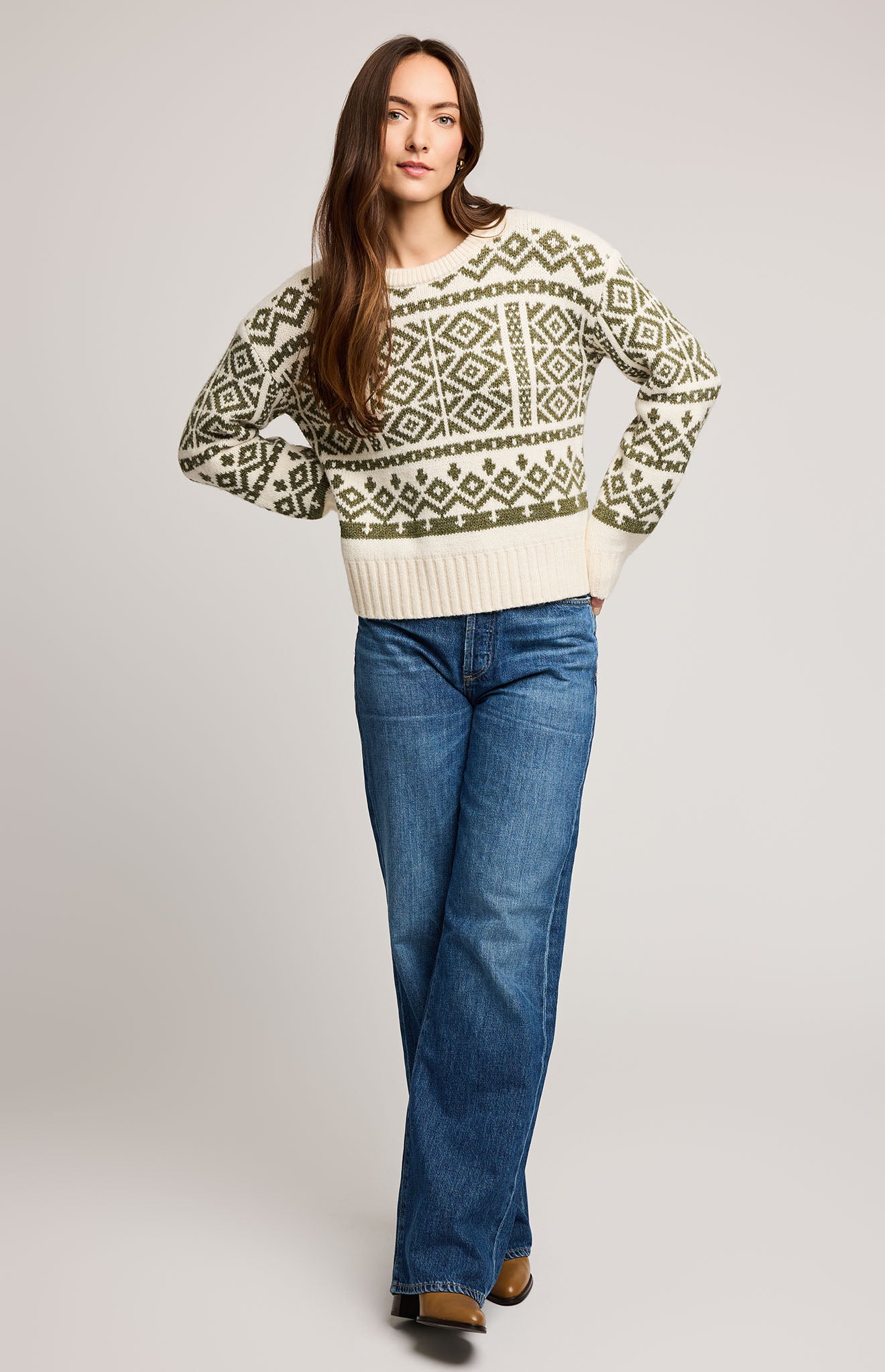 Cypress Sweater-Heather Moss