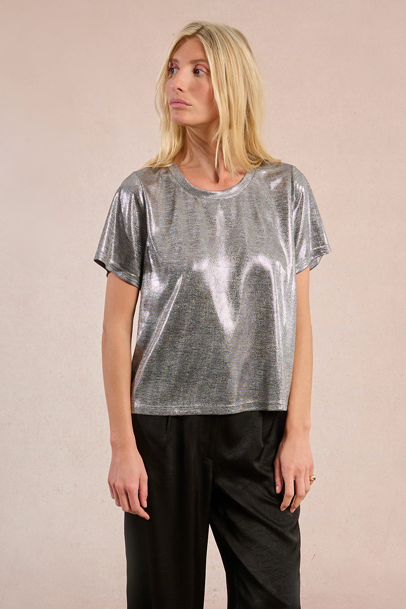 Metallic Tee