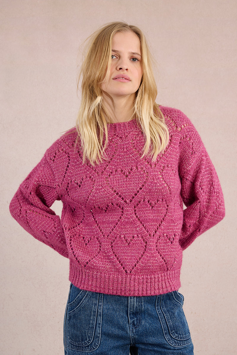 Heart Knit Sweater