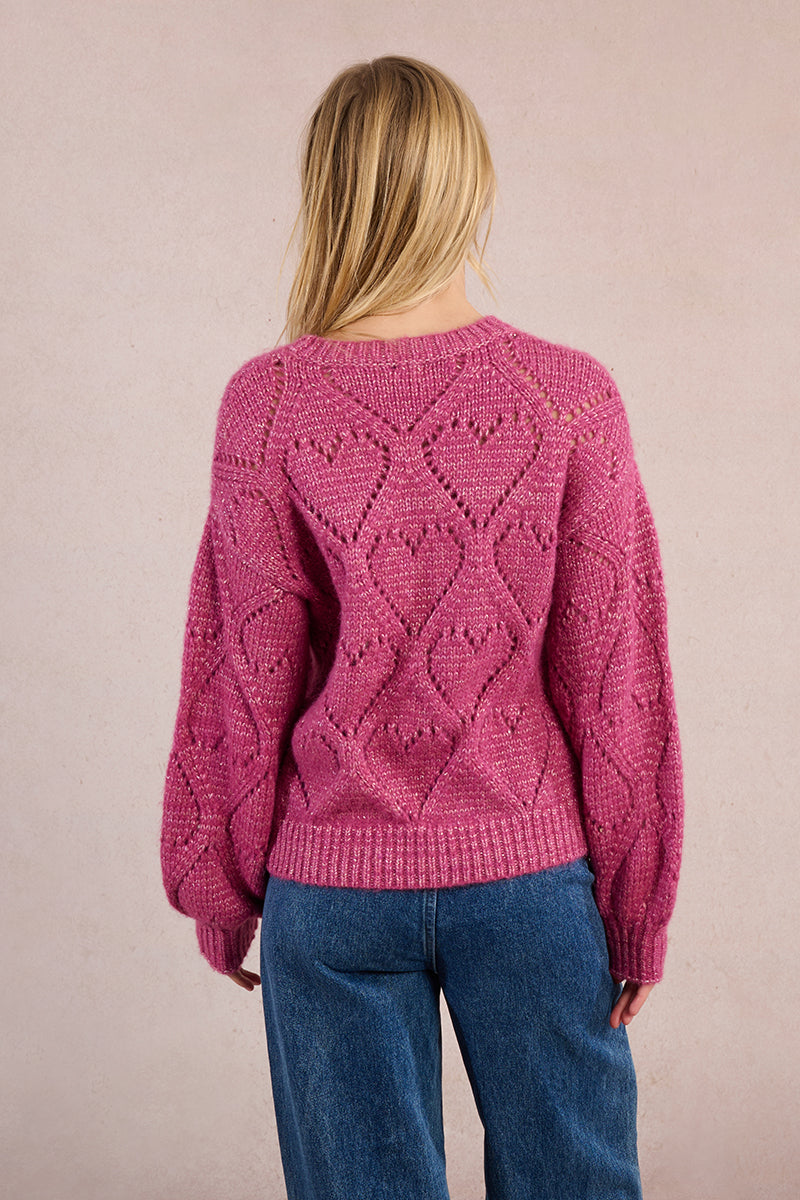 Heart Knit Sweater