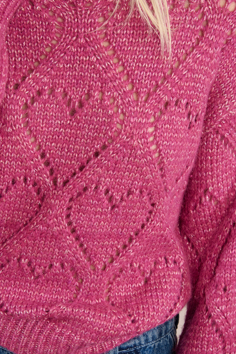 Heart Knit Sweater