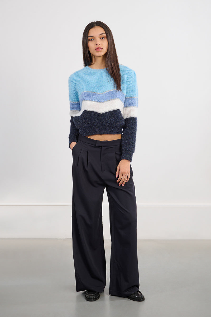 Chevron Stripe Sweater