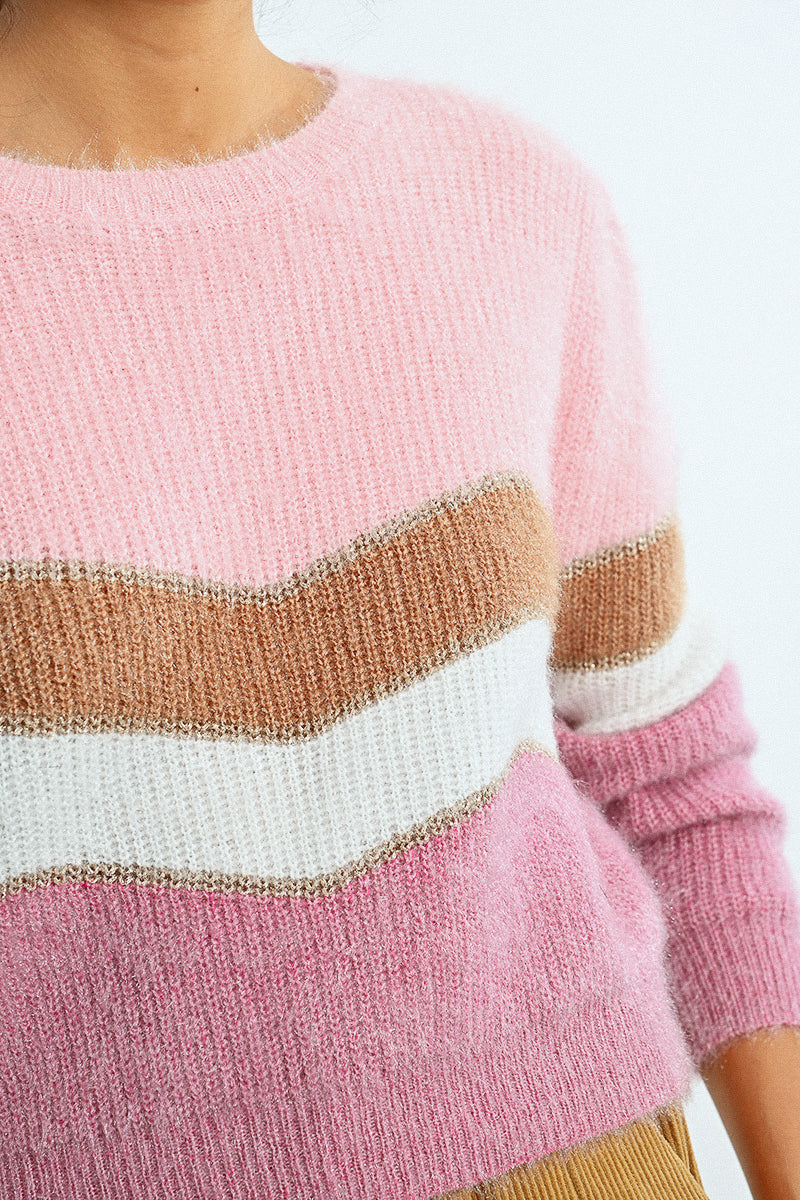 Chevron Stripe Sweater