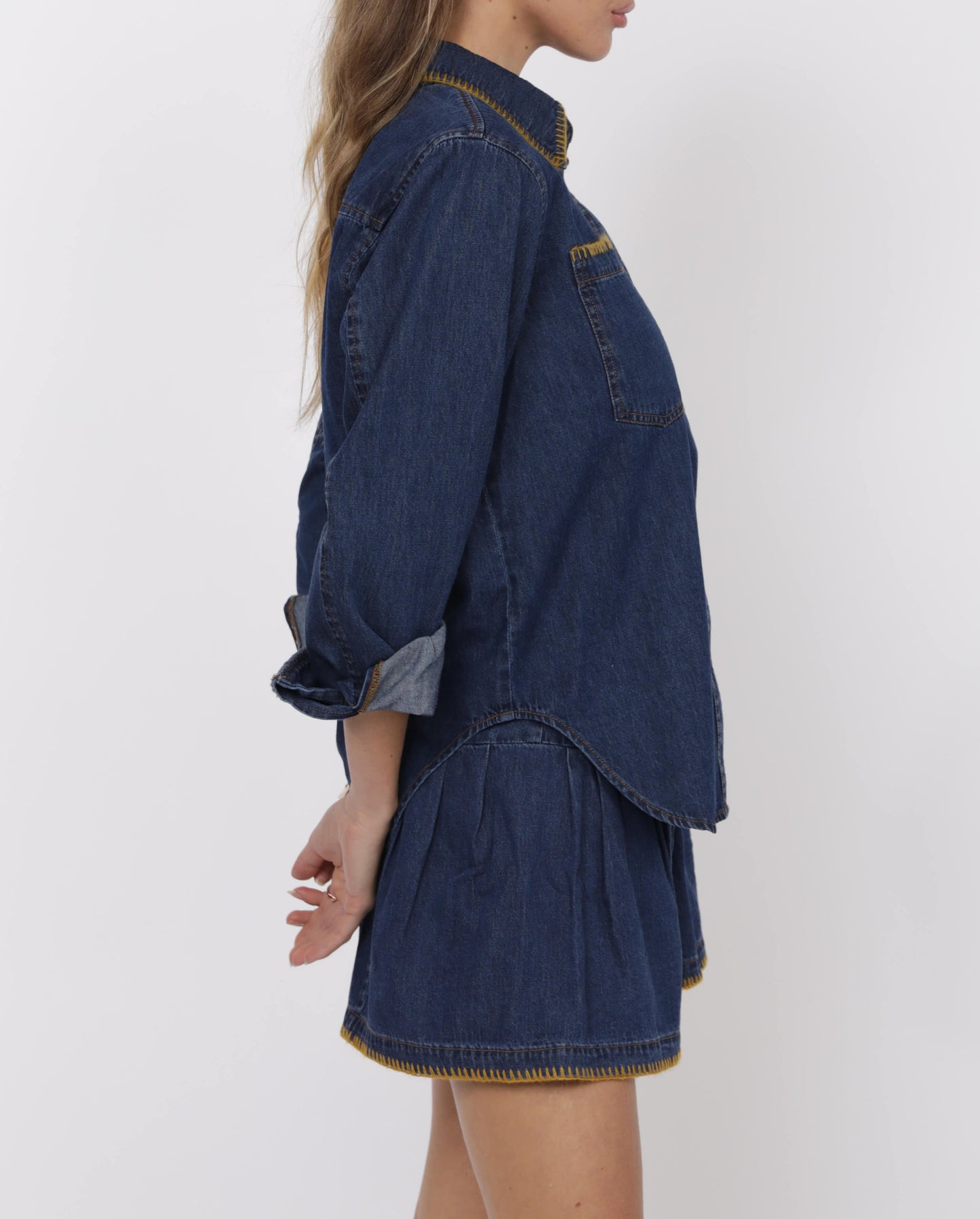 Stitch Denim Shirt