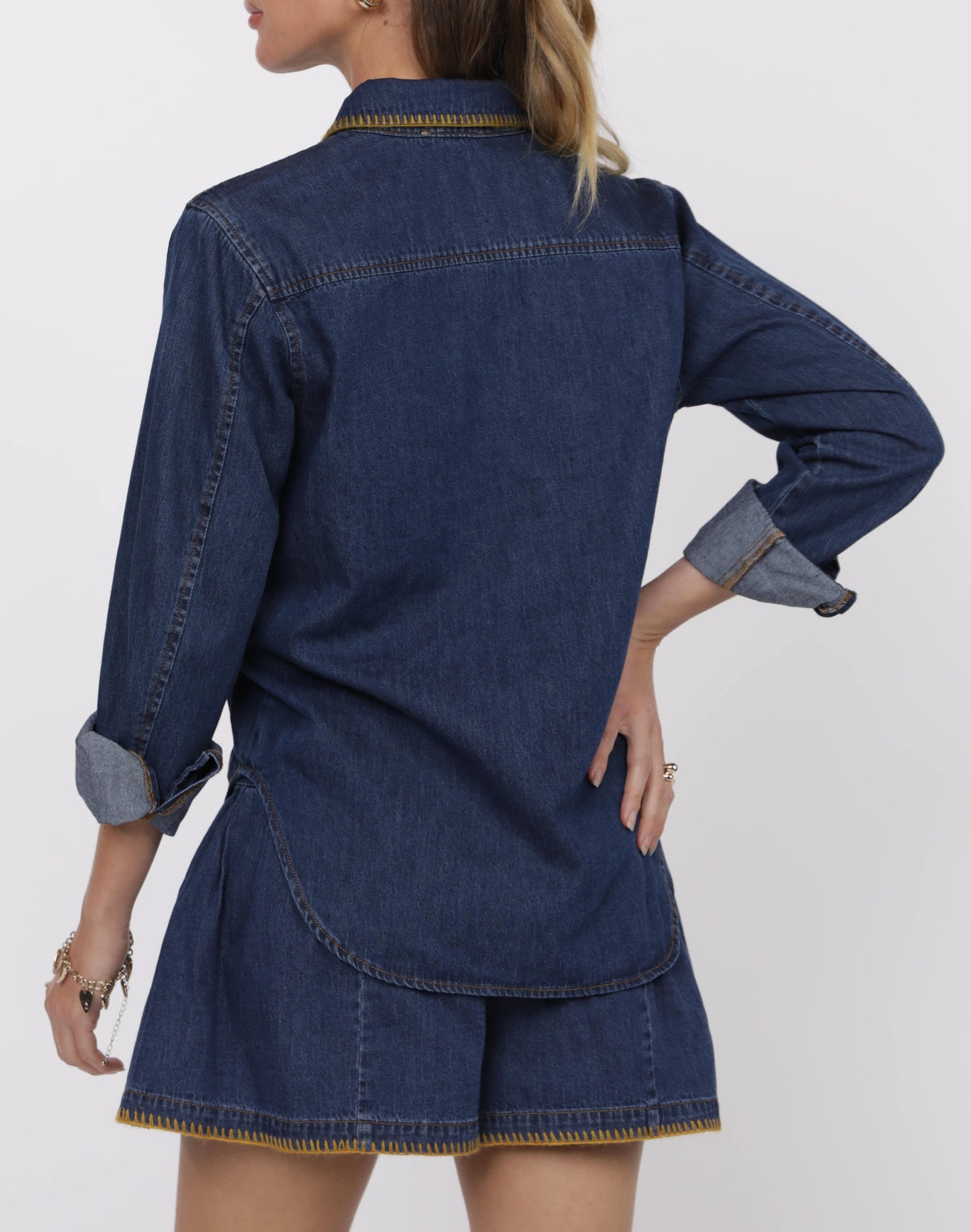 Stitch Denim Shirt