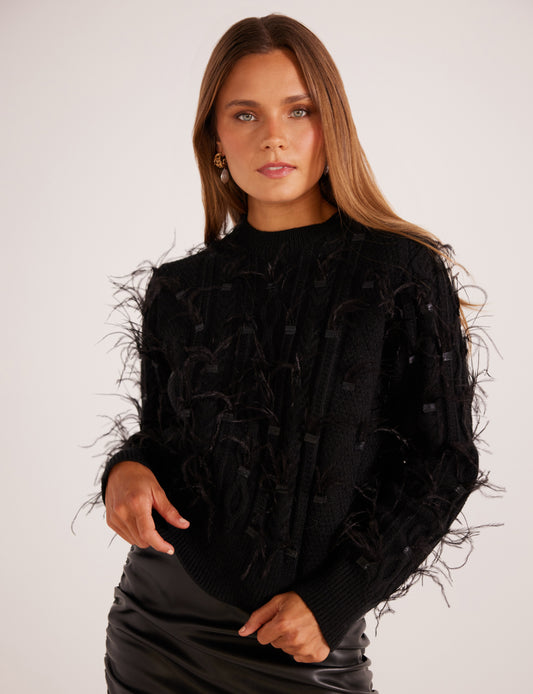 Cleo Feather Jumper