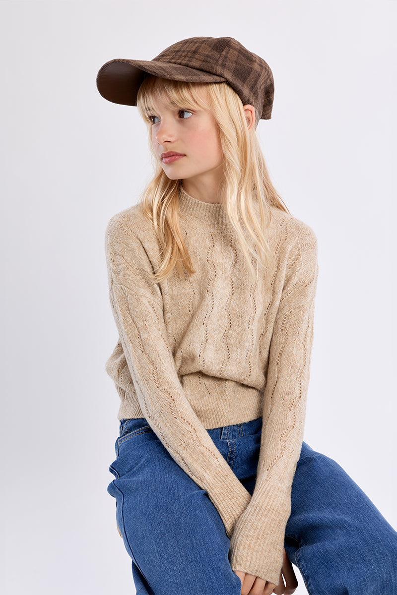 Woven Sweater