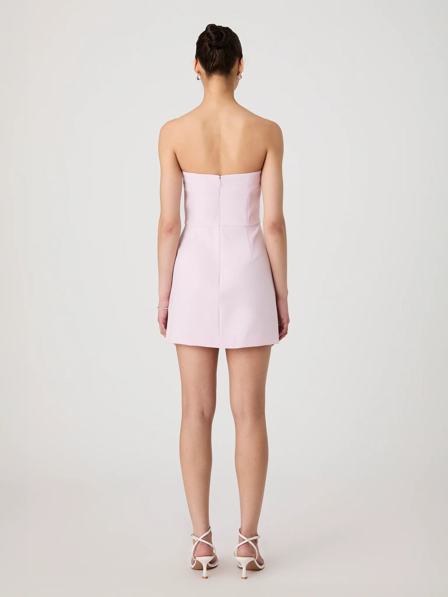 Whisper Strapless Bow Mini Dress