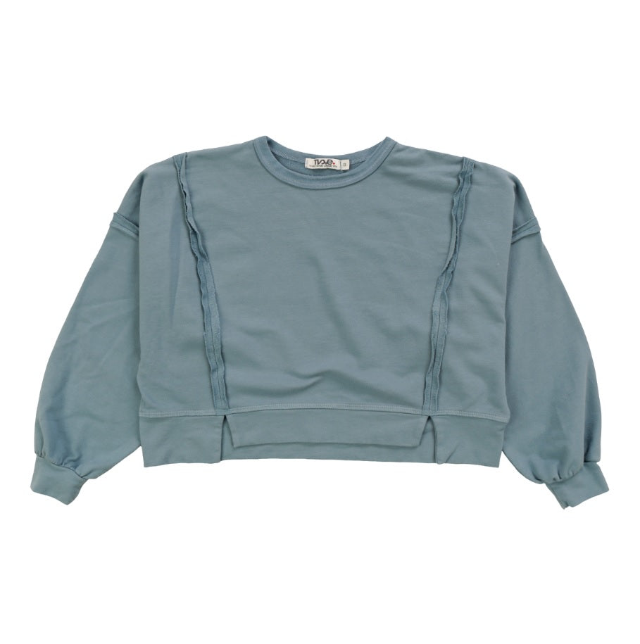 Raw Edge Slit Top