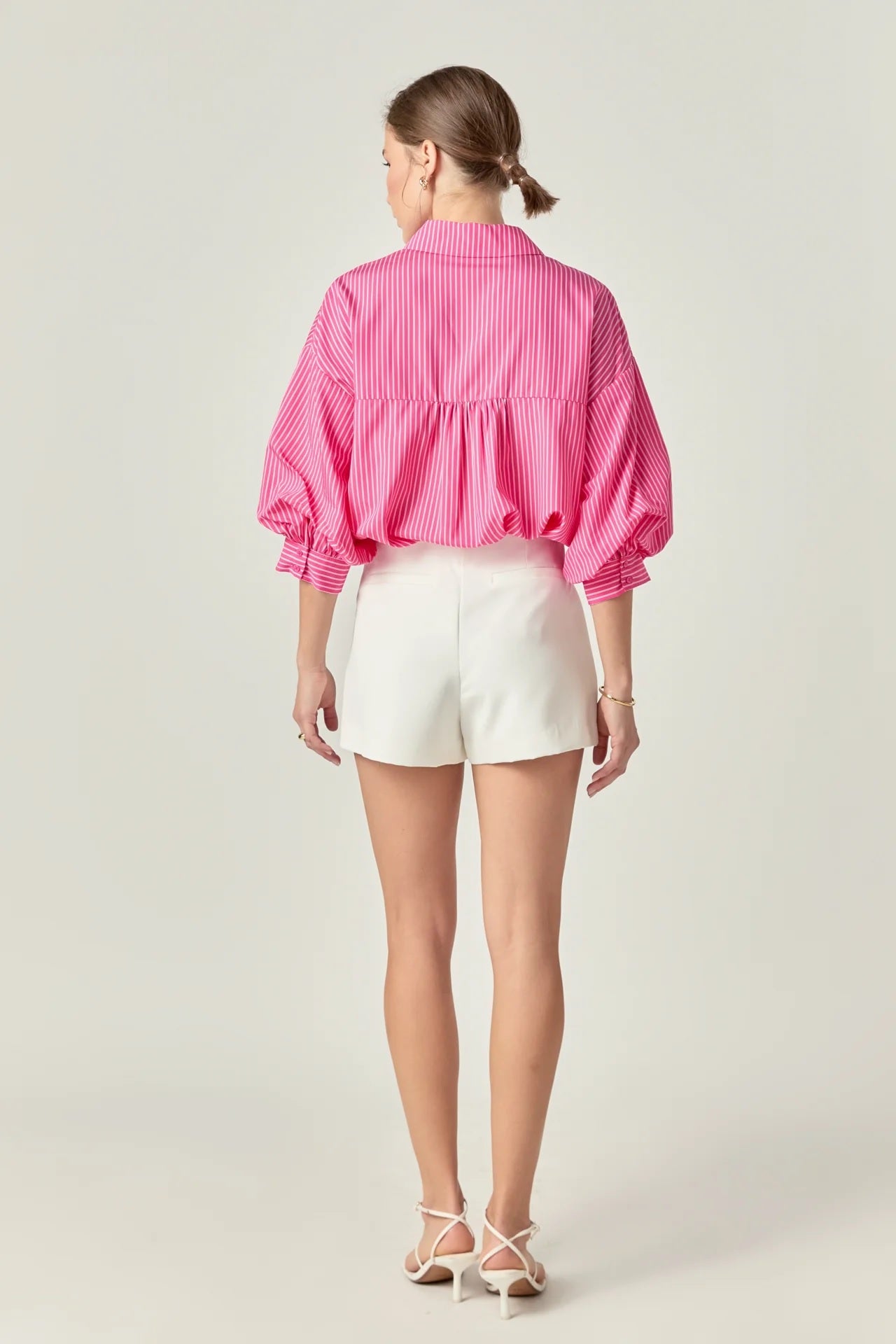 Bubble Sleeve Top