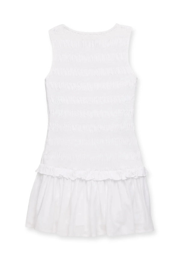 Girl's Tara Smocked Ruffle Tank Dress