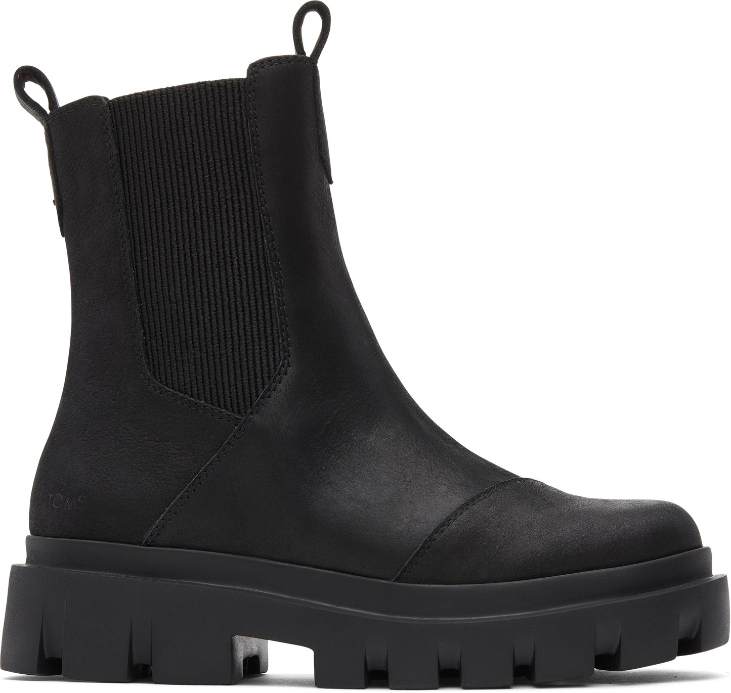 Rowan Black Water Resistant Leather Boot