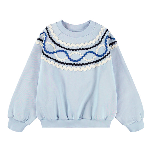Girl Marilyn Sweatshirt-Blue Moon