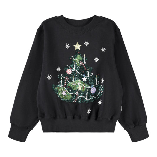 Girl Marge Sweatshirt-Christmas Tree