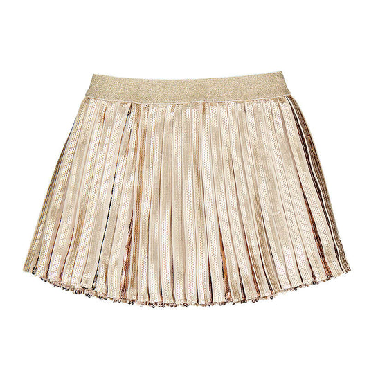 Sequin Pleated Skirt