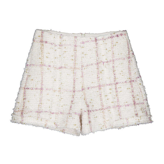 High Waisted Tweed Shorts