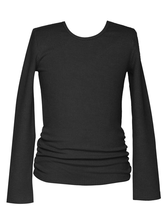 Girl Ruched Rib Top