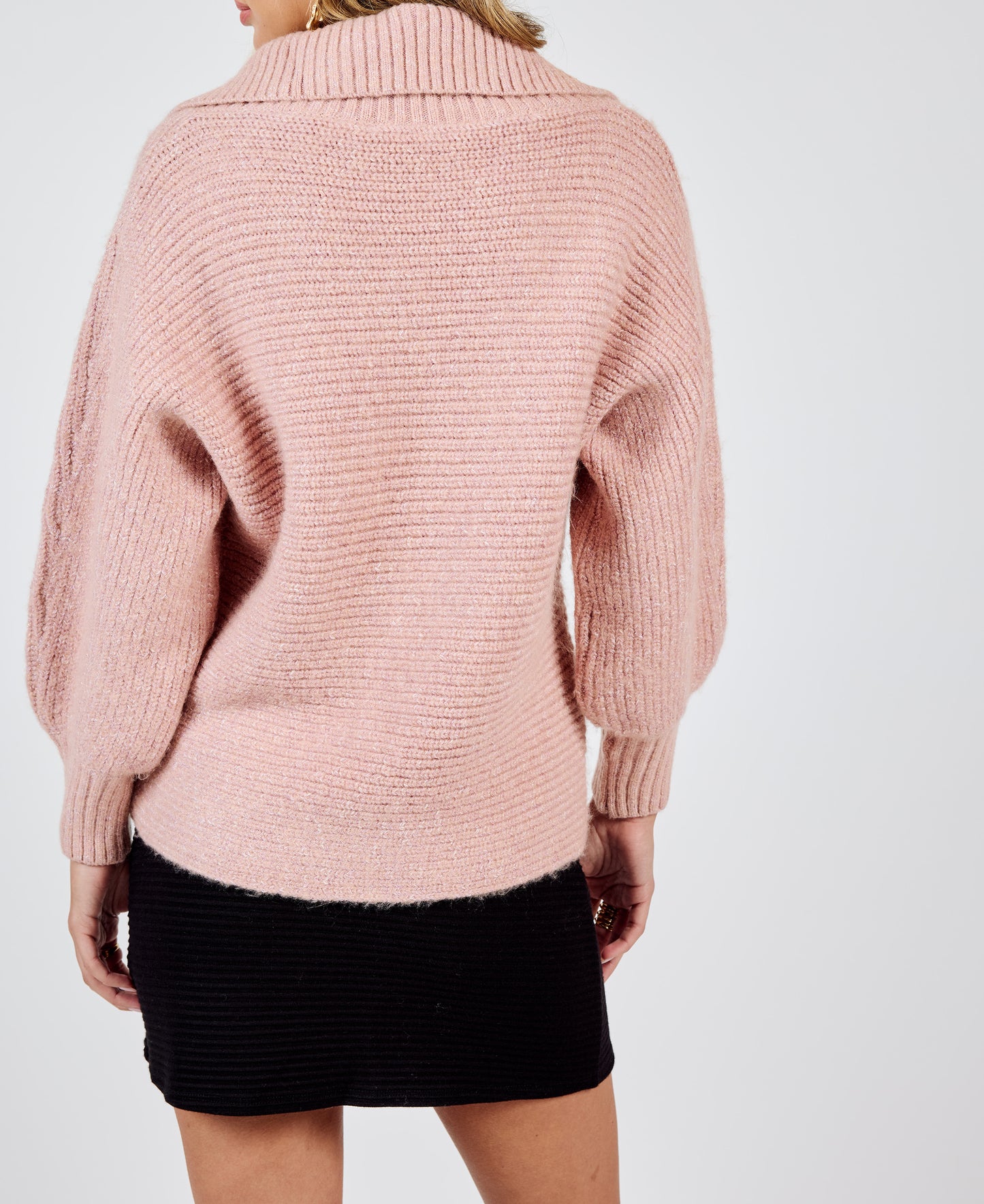 Open Collar Sweater