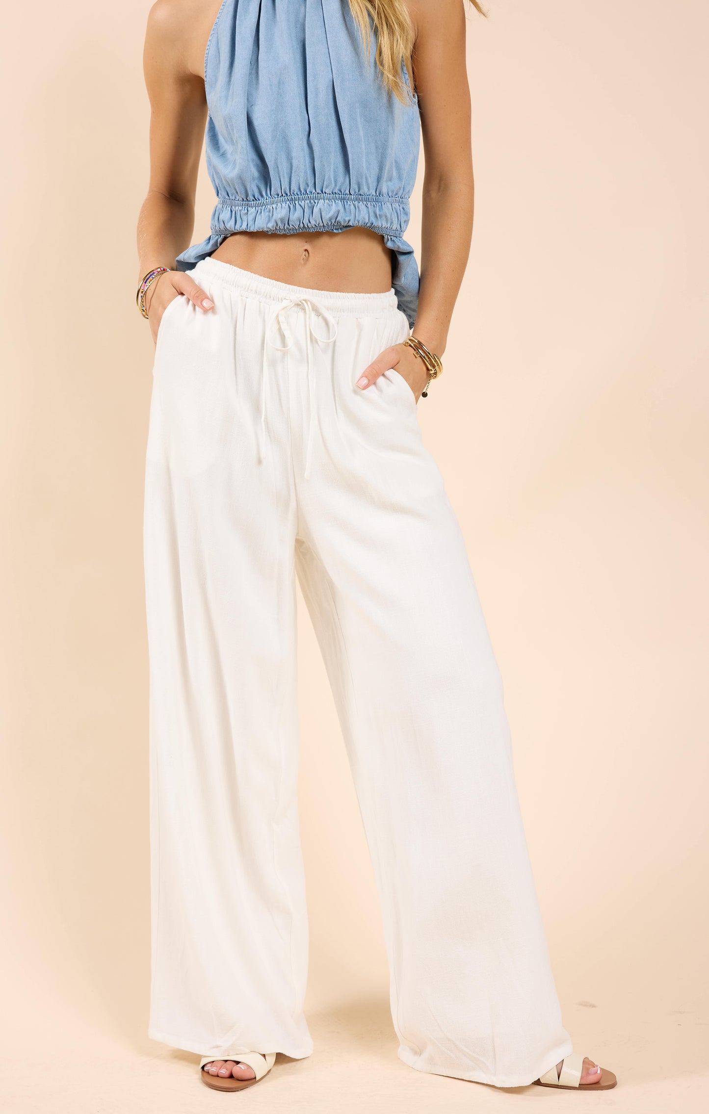 Elastic Waist Pants