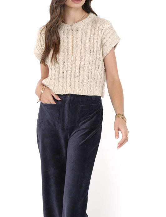 Cable Knit Sweater Tank