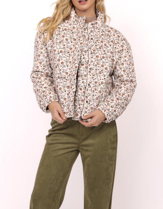 Floral Cord Jacket