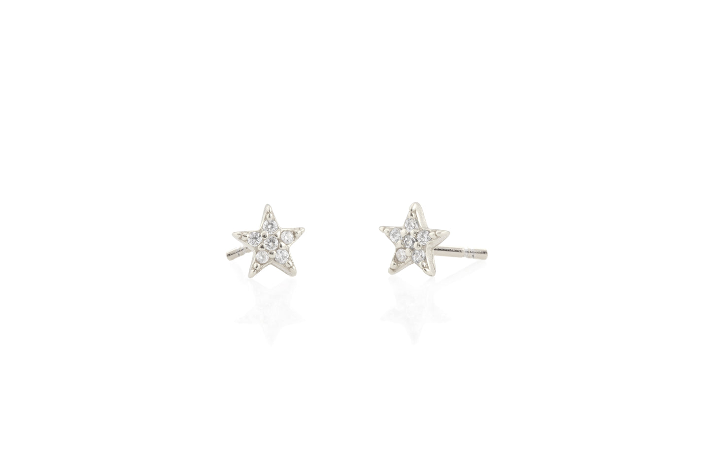 Star Crystal Stud Earrings