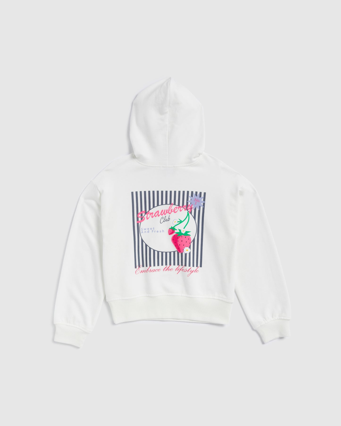 Girls Strawberry Club Hoodie