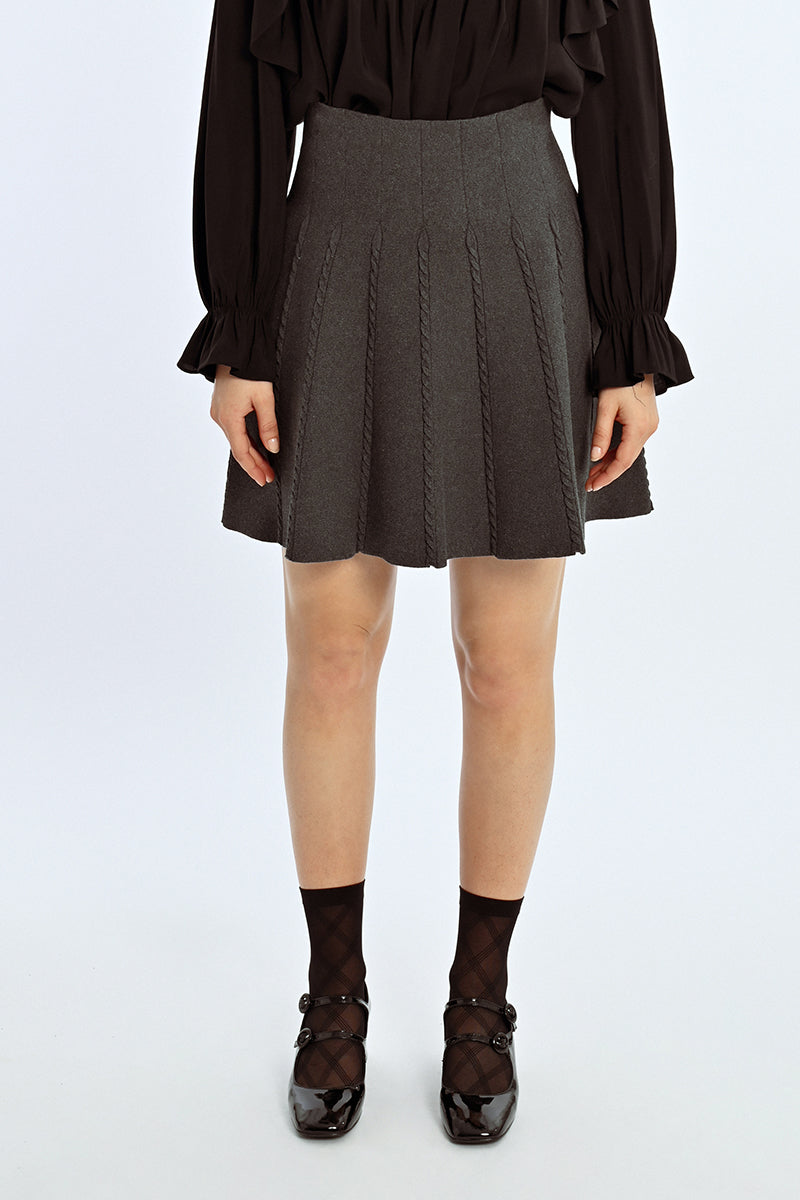 Short Knit Skirt