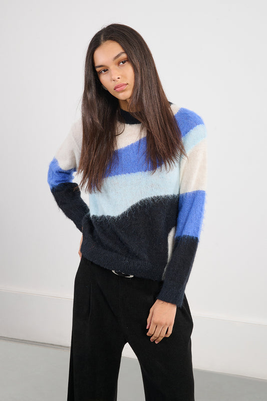 Wave Fuzzy Sweater