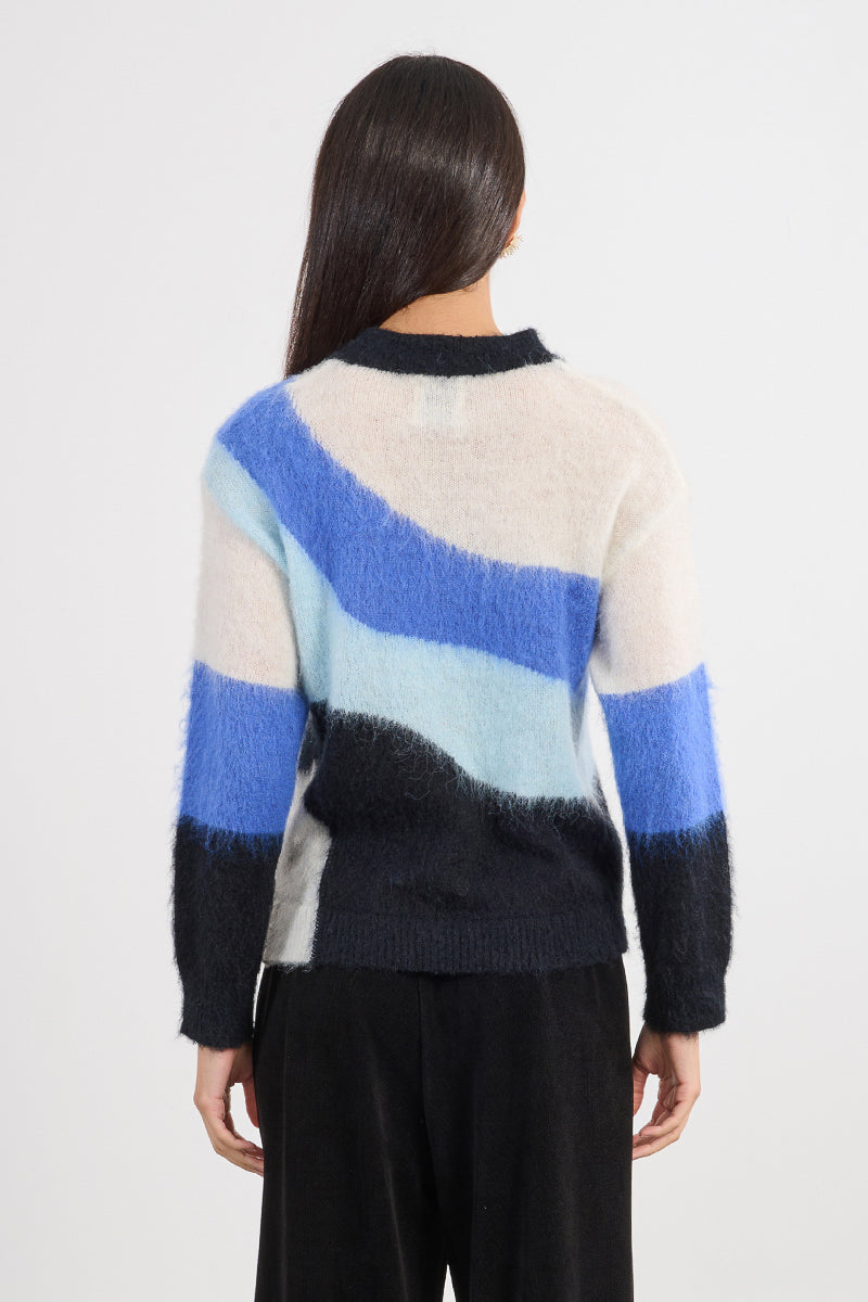 Wave Fuzzy Sweater