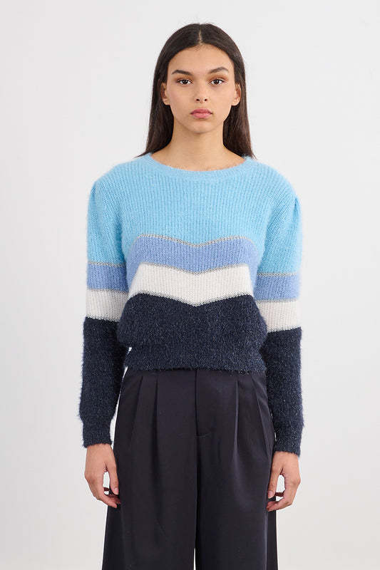 Chevron Stripe Sweater
