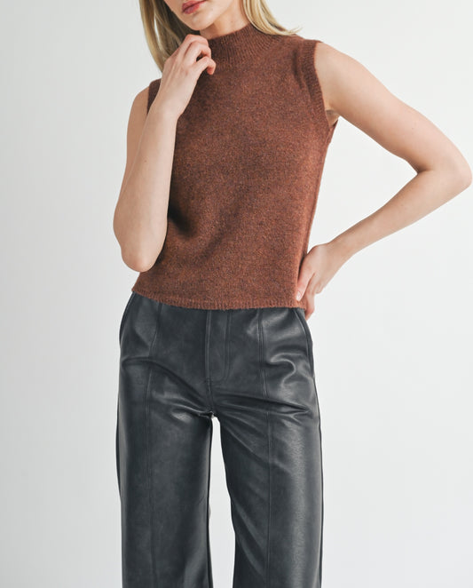 Turtleneck Sweater Tank