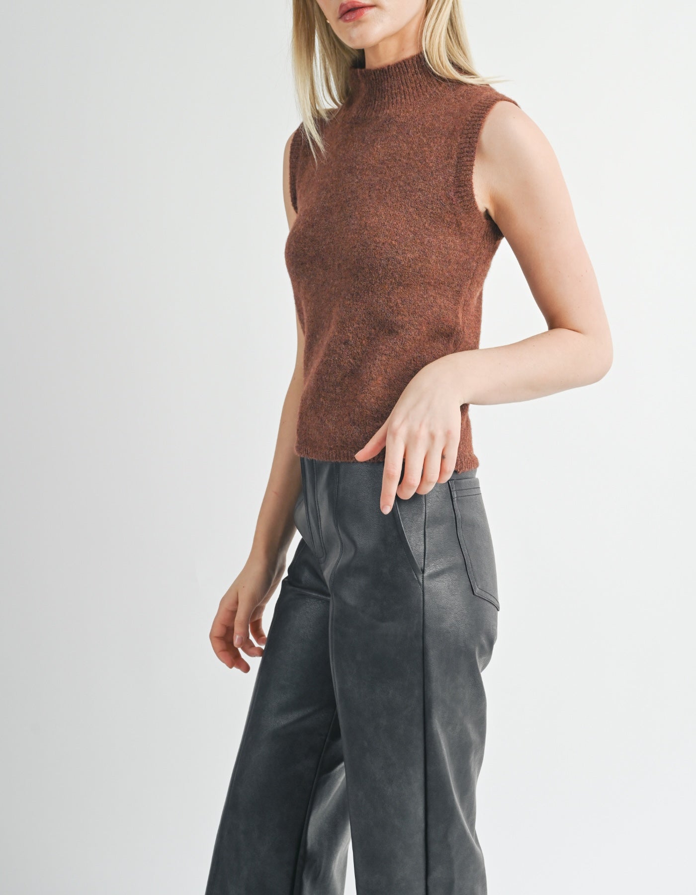 Turtleneck Sweater Tank