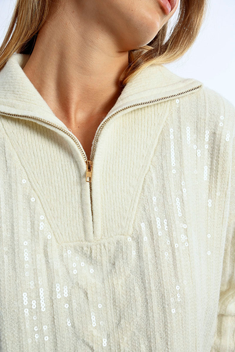 Sequin Pullover