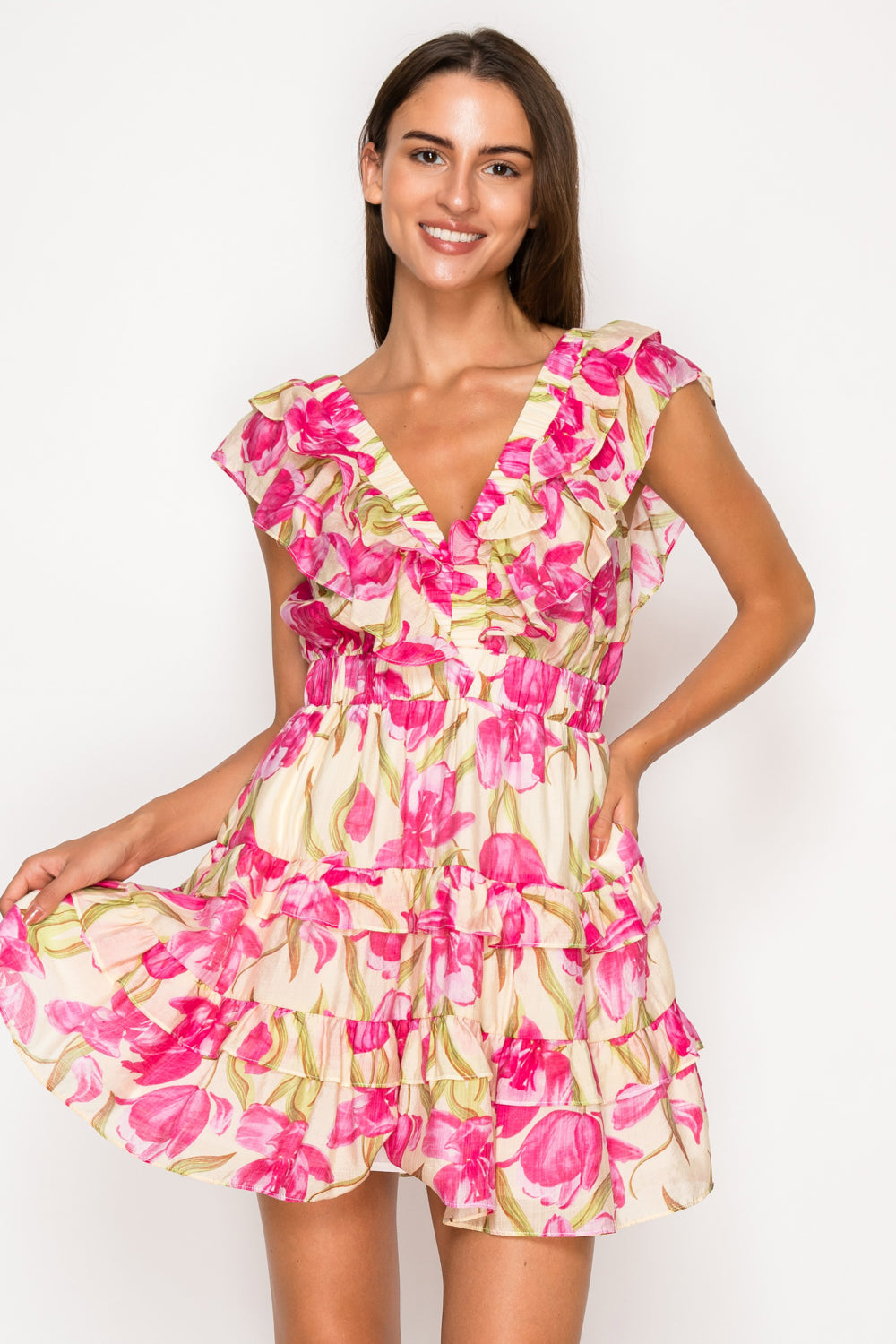 Mini Ruffle Dress