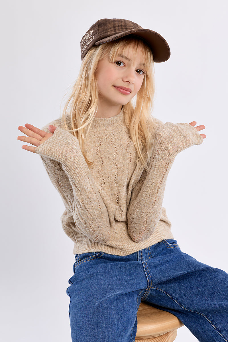 Woven Sweater