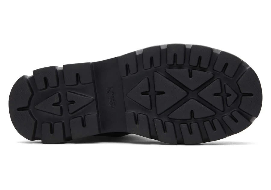 Rowan Black Water Resistant Leather Boot