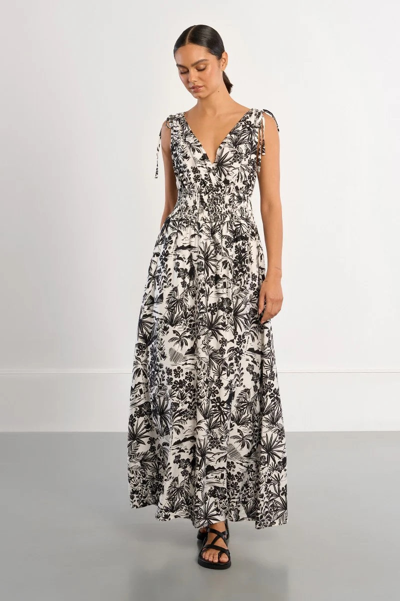 Tropical Maxi Dress