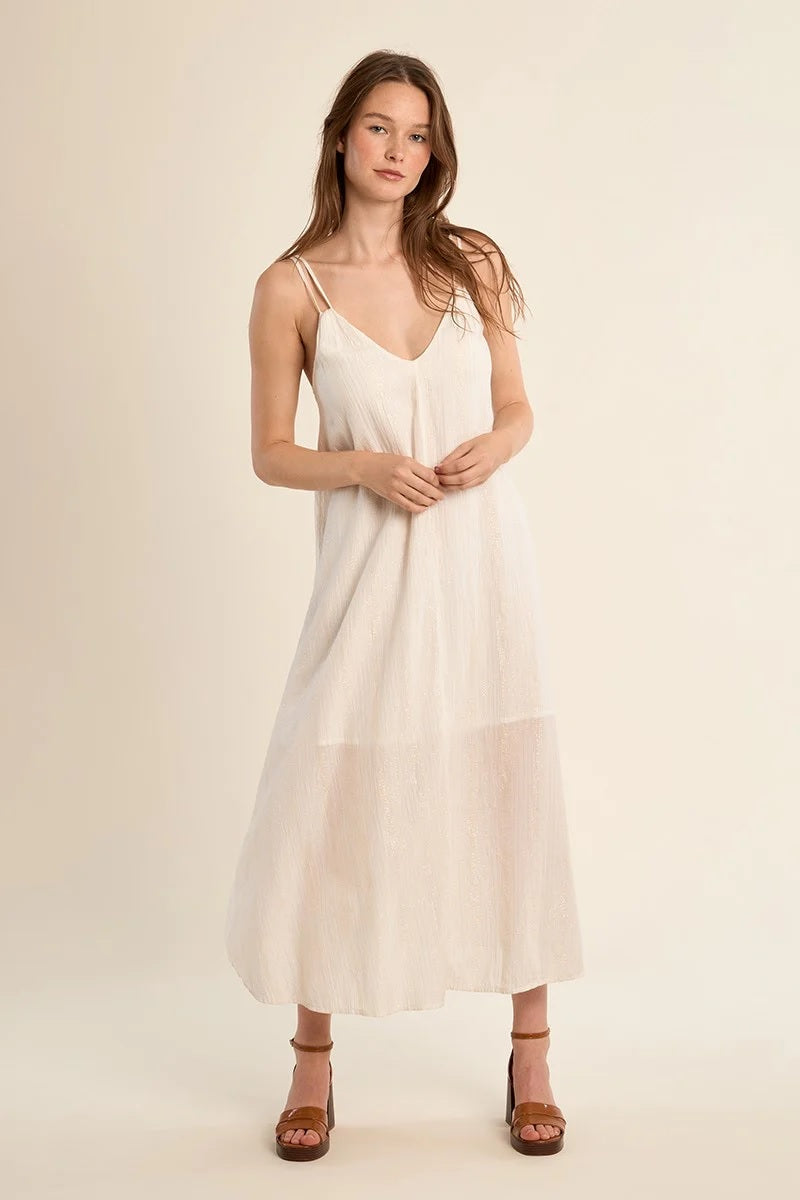 Lurex Stripe Dress