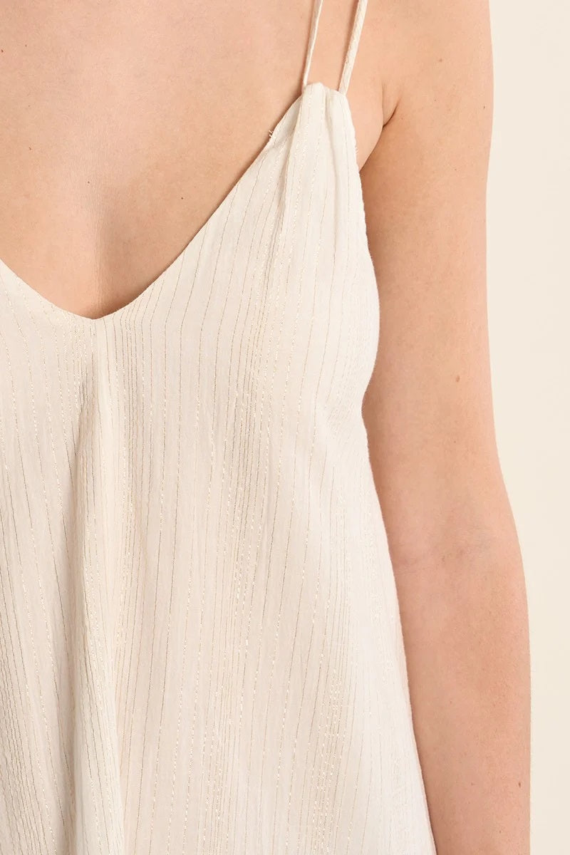 Lurex Stripe Dress