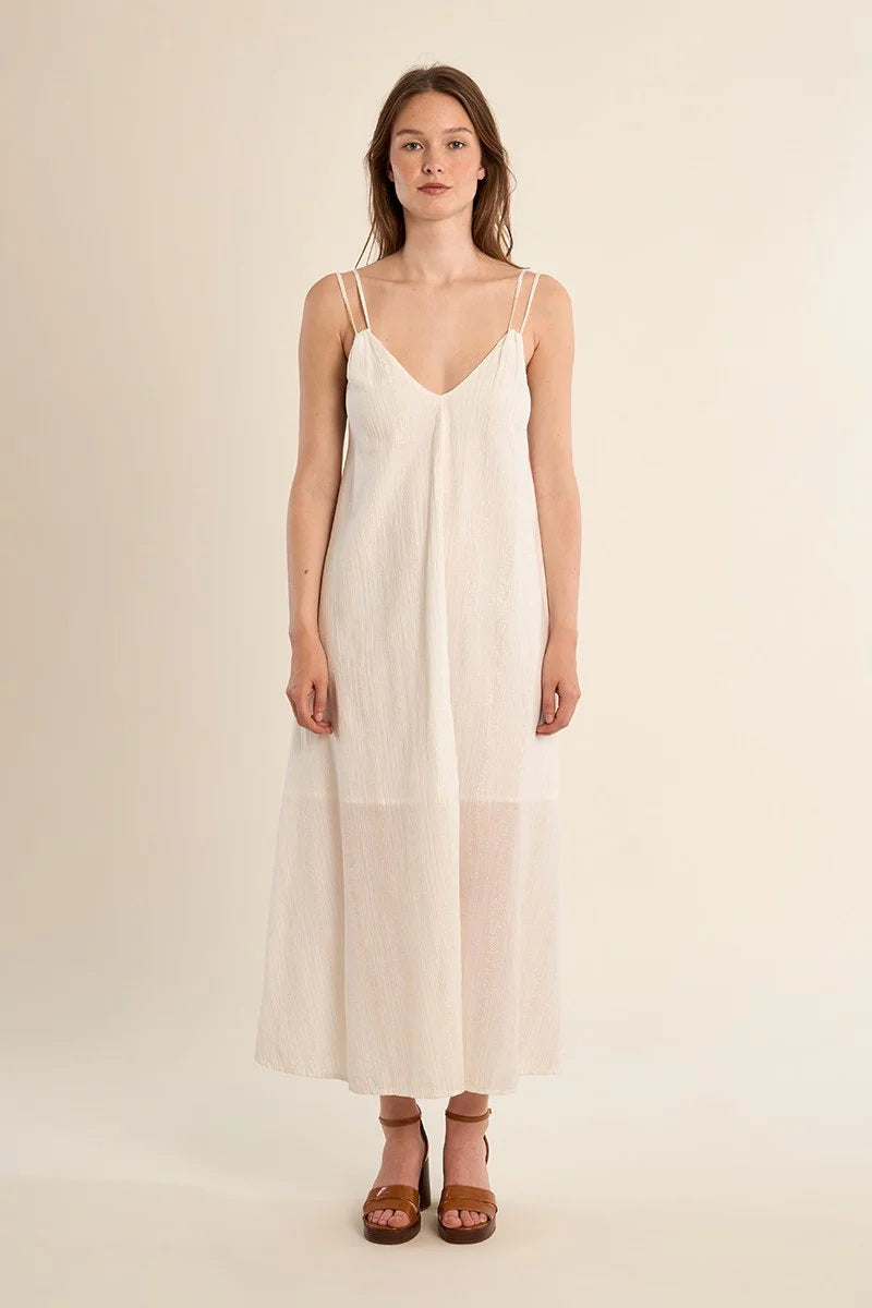 Lurex Stripe Dress