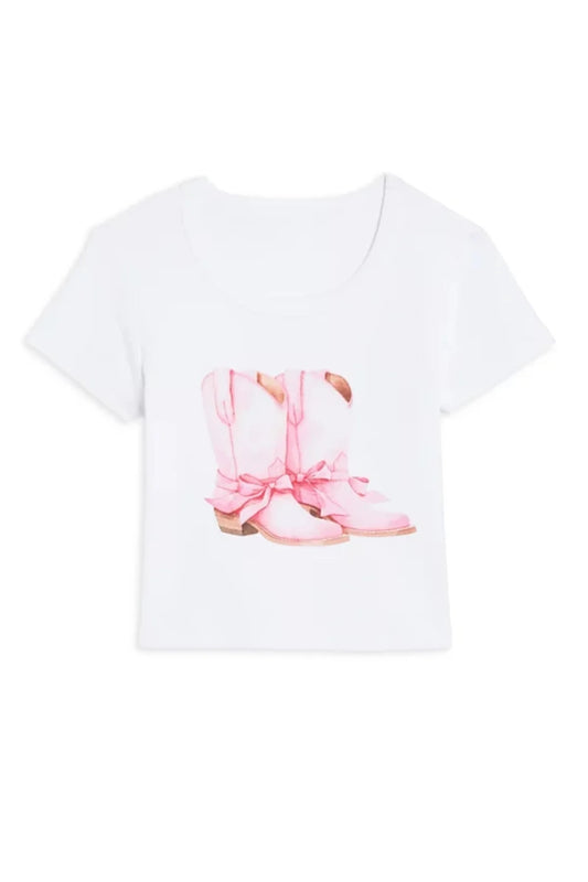 Girl's Cowgirl Boots Tee